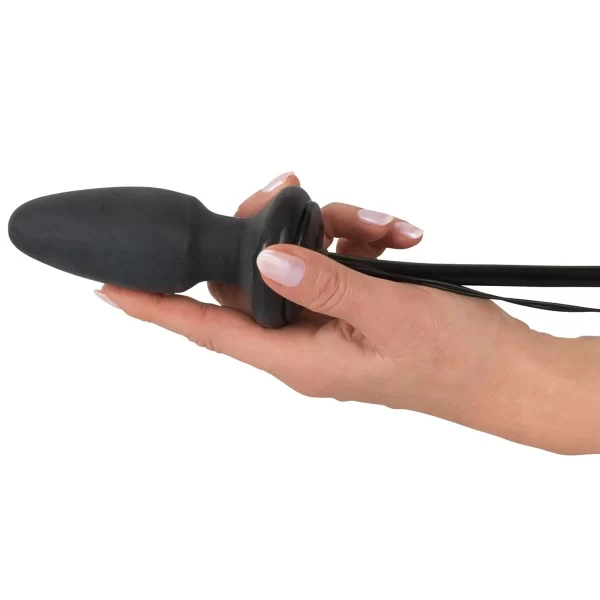 Latextoys Analplug Fanny Hill Mit Pumpe Und Vibration 3
