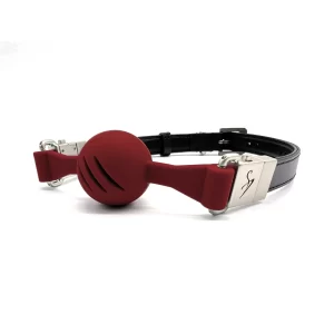 Ballknebel Ball Gag »Air« Silikon Rot – Black Swan DesignZ 7