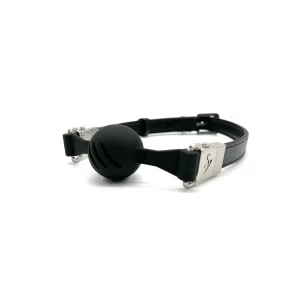 Ballknebel Ball Gag »Air« Silikon Schwarz – Black Swan DesignZ 10