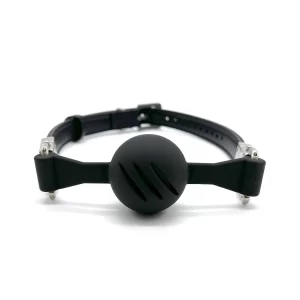 Ballknebel Ball Gag »Air« Silikon Schwarz – Black Swan DesignZ 12