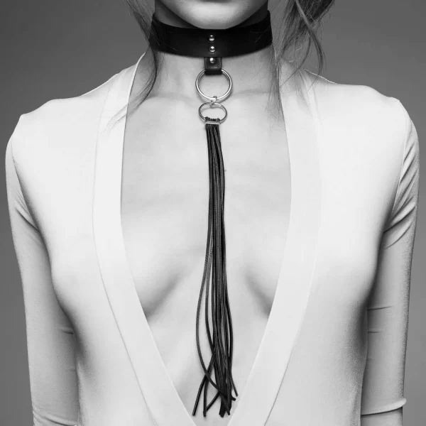 Bijoux Indiscrets – MAZE Tassel Chocker Black 1