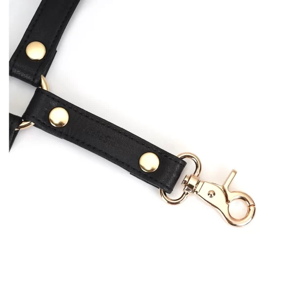 Bondage Hogtie-Connector »Dark Secret« Aus Leder »LiebeSeele« 3
