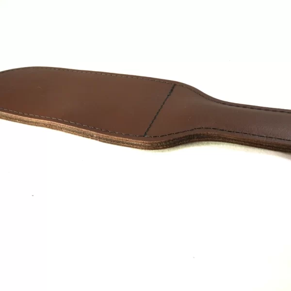 Hausmarke Braunes Paddle Aus Leder 3