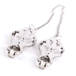Lieblingstoys Brustklammern – Clover Clamps Mit Kette, Chrom 14