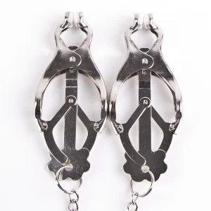 Lieblingstoys Brustklammern – Clover Clamps Mit Kette, Chrom 16