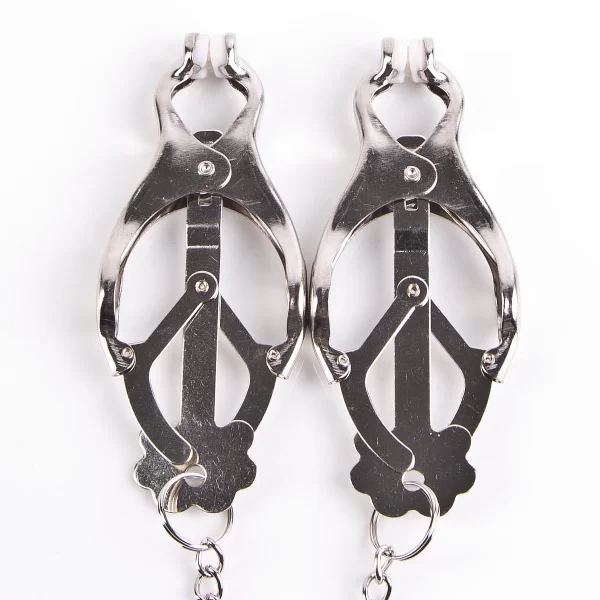 Lieblingstoys Brustklammern – Clover Clamps Mit Kette, Chrom 6