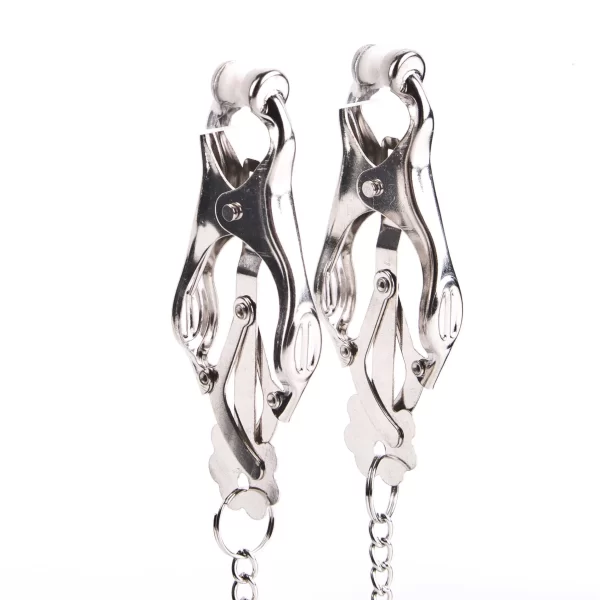Lieblingstoys Brustklammern – Clover Clamps Mit Kette, Chrom 7