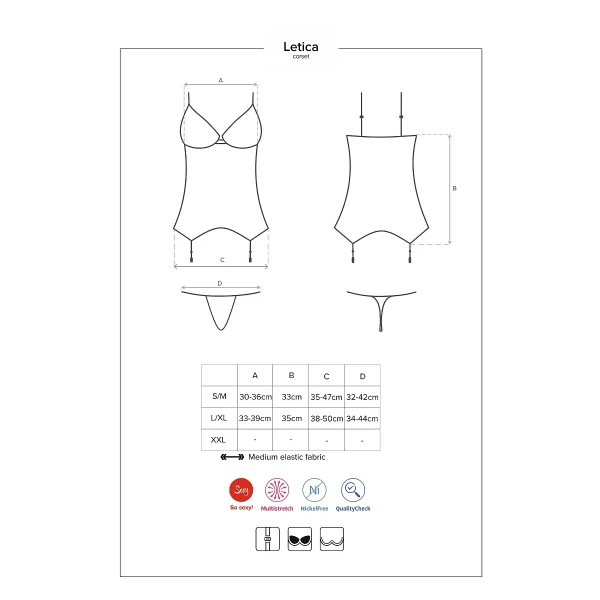 Corsage »Letica« Von Obsessive 6