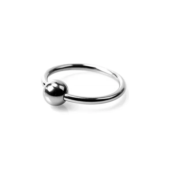 Kinky Stuff Edelstahl Eichelring Glansring Mit Kugel 1