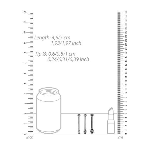 Ouch! Edelstahl Penisplug Set »Urethral Sounding« 4
