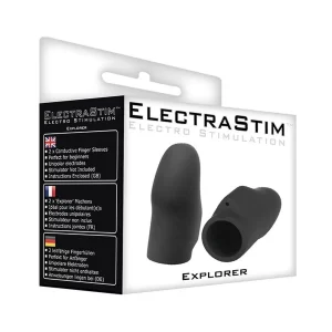 ElectraStim – Silicone »Noir Explorer Finger Sleeves« 10