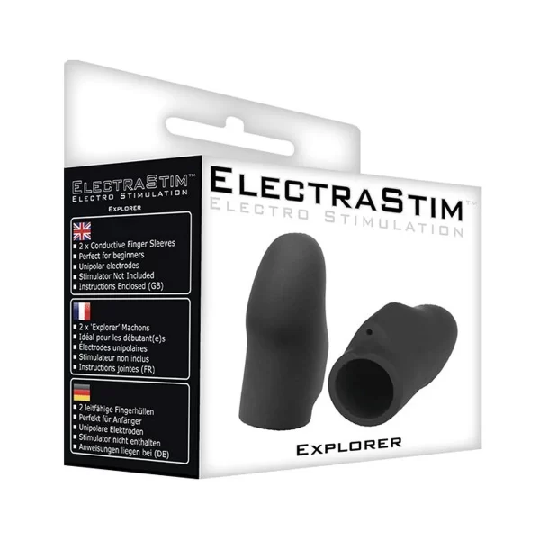 ElectraStim – Silicone »Noir Explorer Finger Sleeves« 3