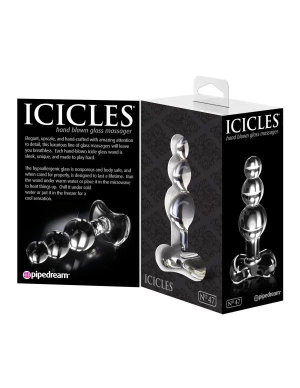 Glasdildo »Icicles No. 47« 5