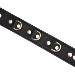 Halsband Mit Führleine »Dark Secret« Aus Leder »LiebeSeele« 14