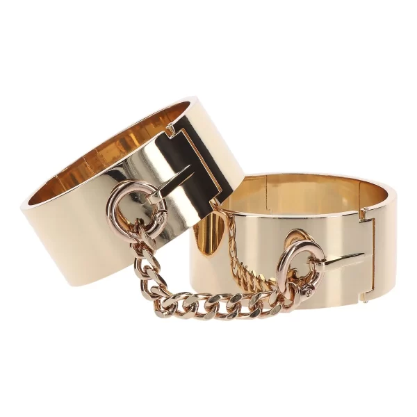 Taboom Handfesseln »Donna« Aus Goldfarbenem Metall 4