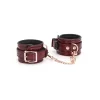 »Handfesseln Wine Red« Aus Leder Von »LiebeSeele« 8