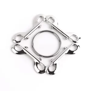 Baumwollseil.de Hogtie-Connector Aus 4 Doppelkarabinern 6