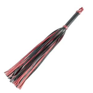 Langer Flogger »PainWolf« Aus Hochwertigem Leder | Wine Red 7