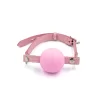 Mister B Locking »Pink Ball Gag« Aus Leder Mit Silikonball | 3 Größen 10