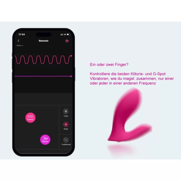 Lovense »FLEXER« Remote Controlled Panty-Vibrator 5
