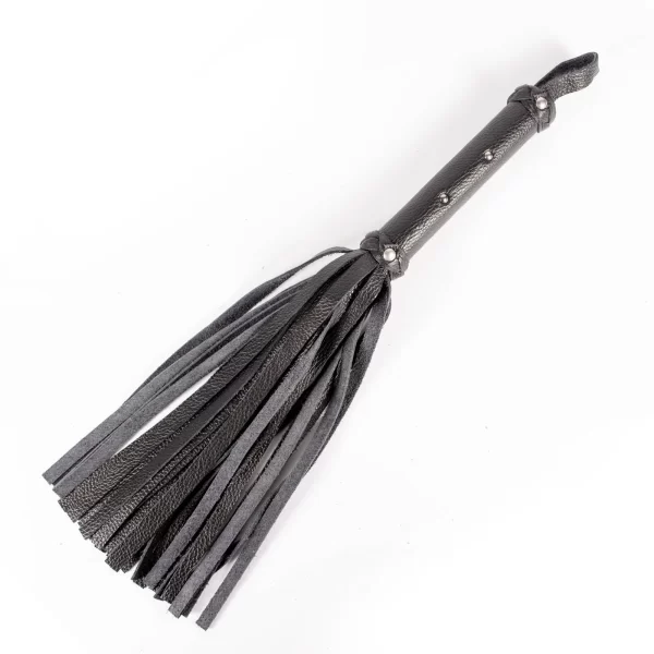 Mittlerer Flogger »PainWolf« Aus Hochwertigem Leder | Schwarz 3