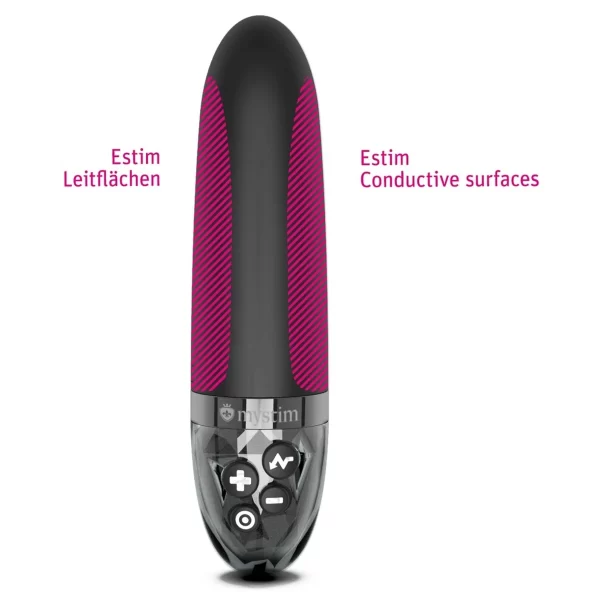 Mystim »Sleek Freak – Black Edition« Vibrator + Estim 7
