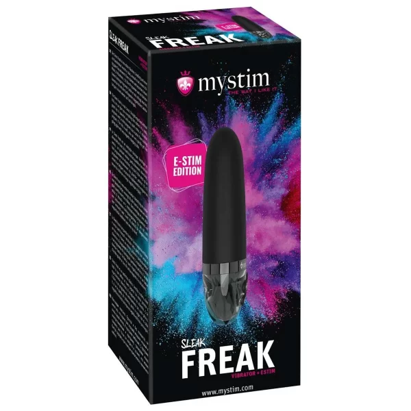 Mystim »Sleek Freak – Black Edition« Vibrator + Estim 1