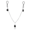 Lieblingstoys Nippelschlaufen Mit Kette »Nipple Gem Jewelry« Obsidian 13