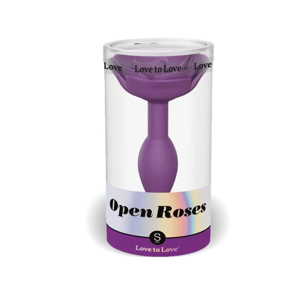 Love To Love Rosen-Analplug Open Roses »Purple Rain« 4