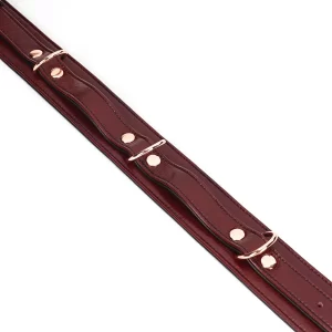 Schenkelbänder »Wine Red« Aus Leder Von »LiebeSeele« 12