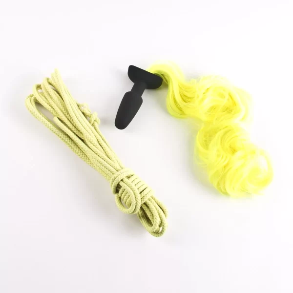 Lieblingstoys Set »Rope And Pony Plug« Mit Neon-farbigem Schweif 4