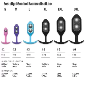 Silikon-Analplug »b-Vibe Snug Plug« 12