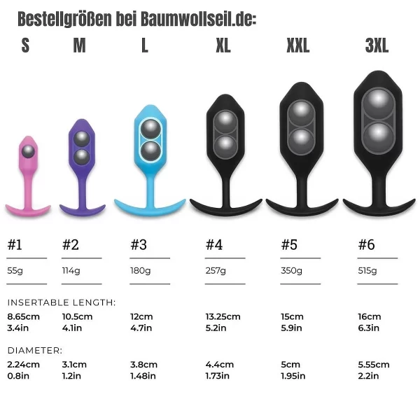 Silikon-Analplug »b-Vibe Snug Plug« 4