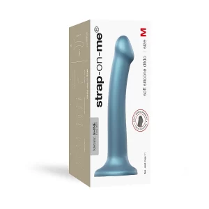 »Soft Silicone Dildo« Von Strap-on-me, Metallic Shine Blau 11