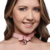 Lieblingsschmuck Sugar Kitty Cat Bell Collar Pink-Silver 20