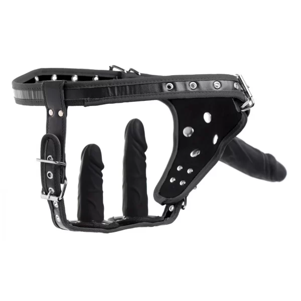 Pure BDSM »Triple« Penetration – Strap On Harness 5