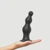 Strap-on-me »Dildo Plug Beads Noir« Hybrid Aus Silikon 22