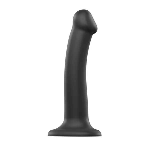 Strap-on-me Dual Density Bendable Silikon Dildo Schwarz 1
